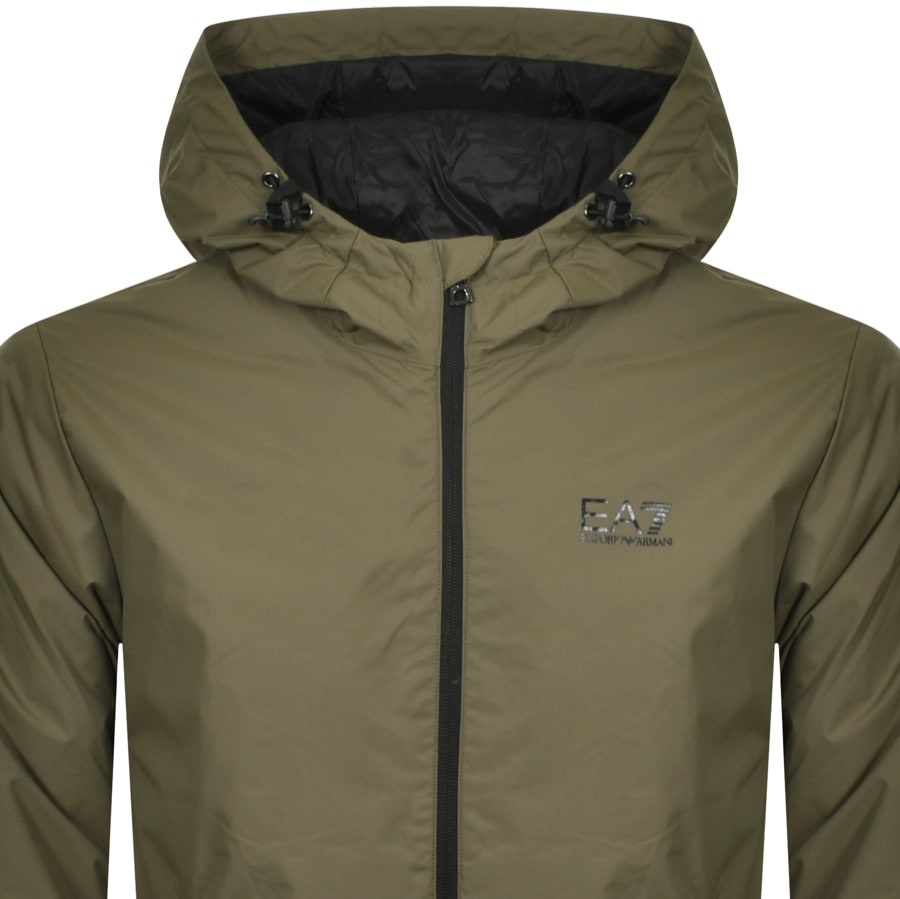 Alternative Image for ProductEA7 Emporio Armani Hooded Bomber Jacket Green2